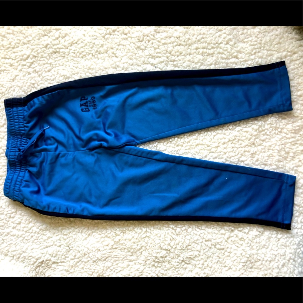 Gap Kids, Blue and Black joggers, size 6/7